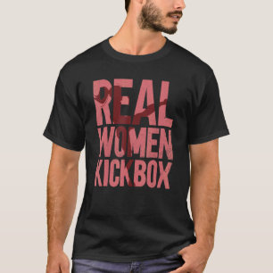 Camiseta Kickbox Real Mujeres Kickbox Material Arts Kickbox