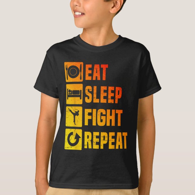 Camiseta Kickboxer Hombre Kickbox Kickboxing Boxeo  (Anverso)