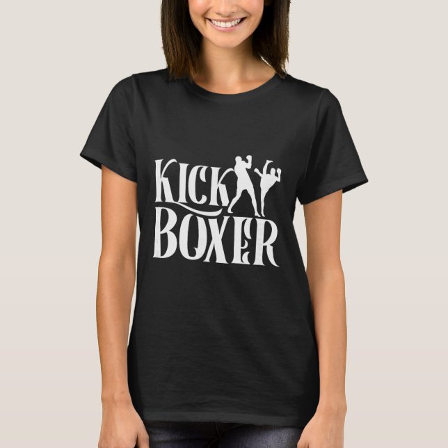 Camiseta Kickboxer Kickbox Kick Boxing Kickboxing Artes Mar (Anverso)