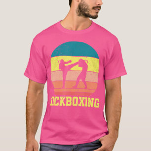 Camiseta Kickboxer Silhouette Mma Kickboxing Muay amor tail