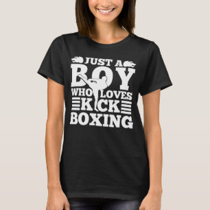Camiseta Kickboxer, un chico que ama el kickboxing
