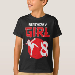 Camiseta Kickboxing 8 años cumpleaños Mma artes marciales G
