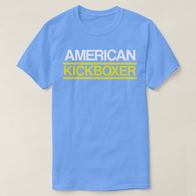 Camiseta Kickboxing American Kick Boxing (Diseño del anverso)