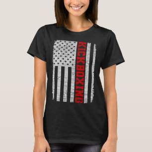 Camiseta Kickboxing Bandera Americana 4 de Julio Patriótico