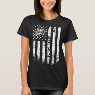 Camiseta Kickboxing Bandera Americana Kickboxer