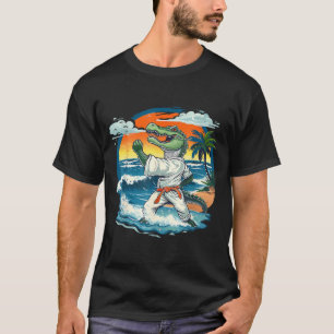 Camiseta Kickboxing Cocodrilo Taekwondo Karate MMA Divertid