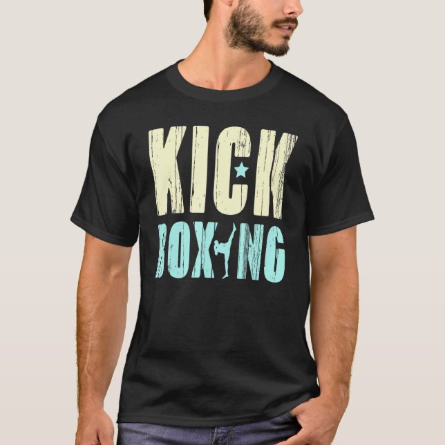 Camiseta Kickboxing Defensa Kick Punch Karate Flying Knee F (Anverso)