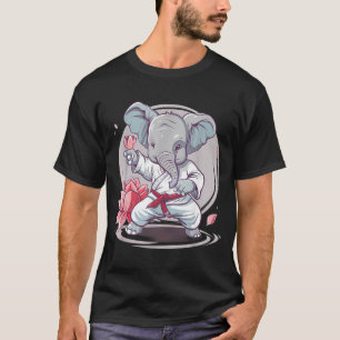 Camiseta Kickboxing Elefante Karate Taekwondo Jiu-Jitsu MMA