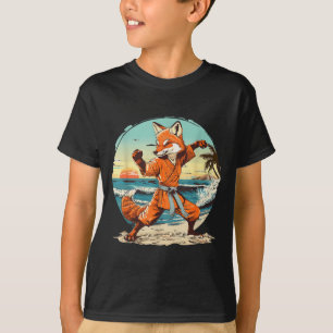 Camiseta Kickboxing Fox Taekwondo Karate Mma Divertido Arte