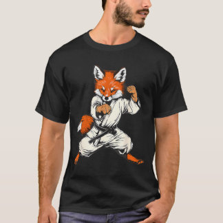 Camiseta Kickboxing Fox Taekwondo Karate Mma Divertido Arte