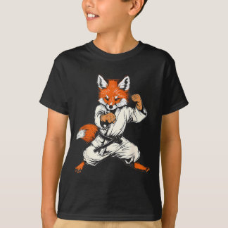 Camiseta Kickboxing Fox Taekwondo Karate Mma Divertido Arte