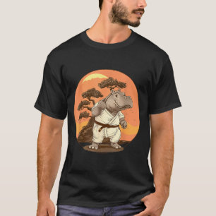Camiseta Kickboxing Hippo Artes Marciales Karate Jiu-Jitsu