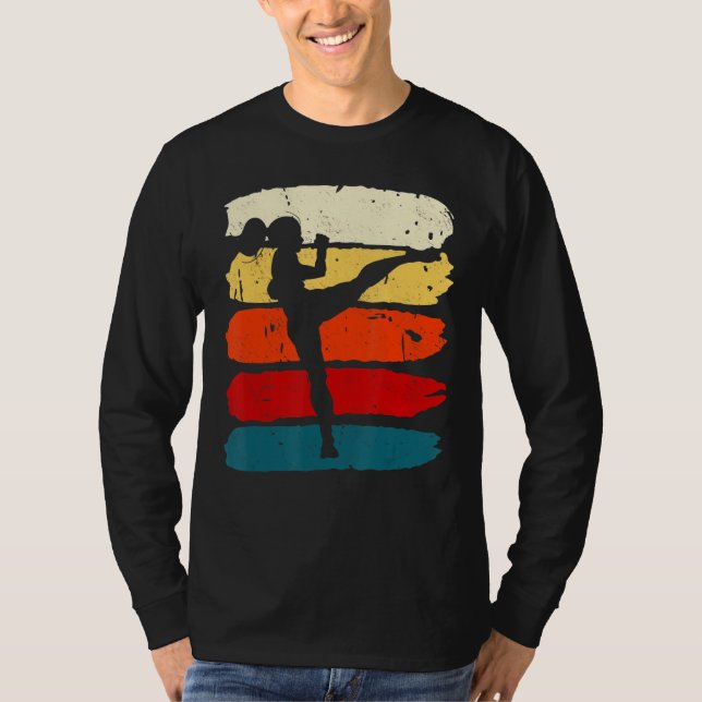 Camiseta Kickboxing: Kickboxer Karate Boxing Mma Fiesta (Anverso)