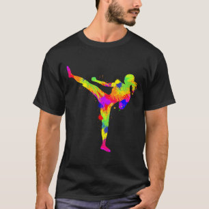 Camiseta Kickboxing Kickboxer Karate Mujeres Niñas Kids
