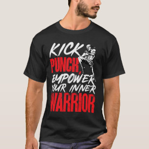 Camiseta Kickboxing Kickboxer Patada Puño Empodera a tu Int