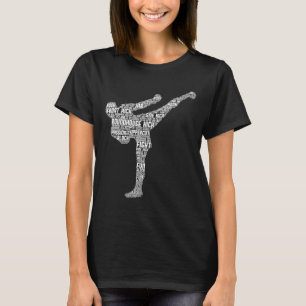Camiseta Kickboxing Kickboxer Taekwondo Karate Niños Niño