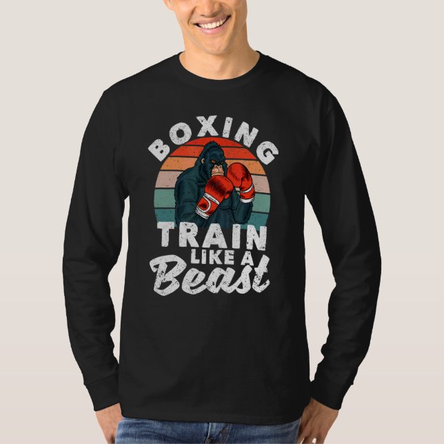Camiseta Kickboxing Kickboxer Un Tren De Boxeo De Boxeo De  (Anverso)