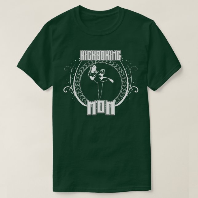 Camiseta Kickboxing Mom Combat Fights Martial Fight Sport (Diseño del anverso)