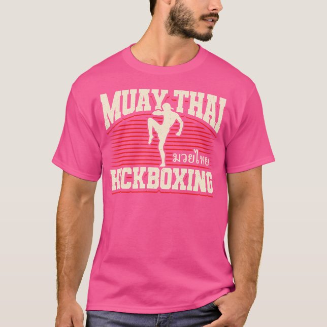 Camiseta Kickboxing Muay Kickboxing tailandés (Anverso)