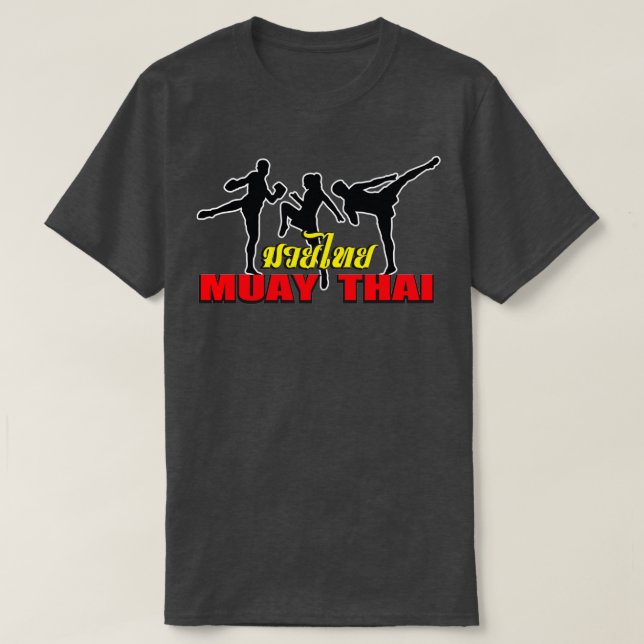 Camiseta Kickboxing muay tailandés 4 (Diseño del anverso)