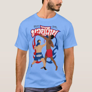 Camiseta Kickboxing muay tailandés nacido para luchar
