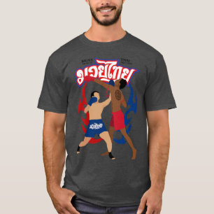 Camiseta Kickboxing muay tailandés nacido para luchar