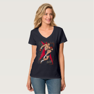 Camiseta Kickboxing   Mujeres cuello en V