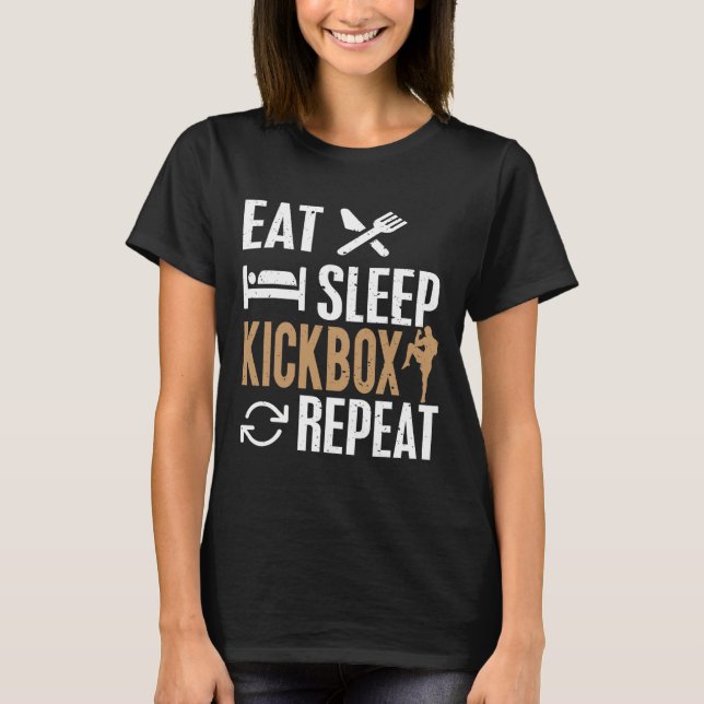Camiseta Kickboxing Para Kickboxer  (Anverso)