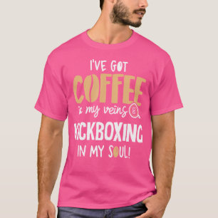 Camiseta Kickboxing Para Los Amantes Del Café En Mis Venas