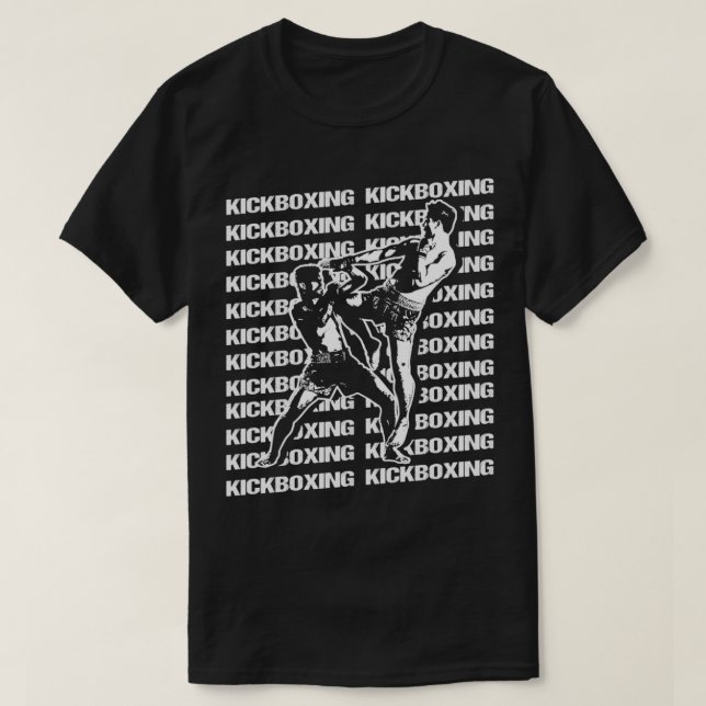 Camiseta Kickboxing Practice Kick Boxing Workout print (Diseño del anverso)