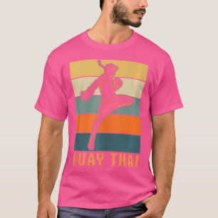 Camiseta Kickboxing retro tailandés de artes marciales - mu