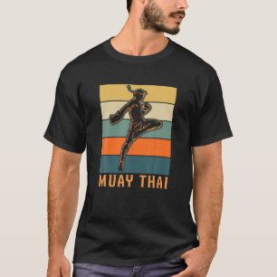 Camiseta Kickboxing retro tailandés de artes marciales - mu