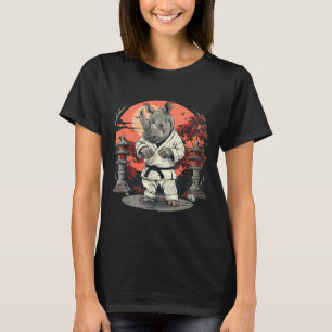 Camiseta Kickboxing Rhino Taekwondo Karate MMA Divertido