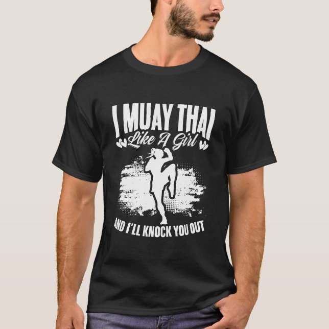 Camiseta Kickboxing Tailandia Mma Boxeo Tailandés Muay Thai (Anverso)