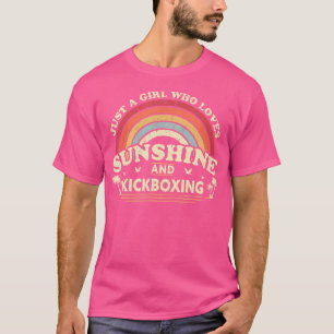Camiseta Kickboxing Un Chica Que Ama El Sol Y El Kickboxin
