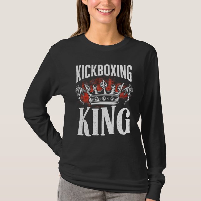 Camiseta Kickboxing Vintage Kickboxing King (Anverso)
