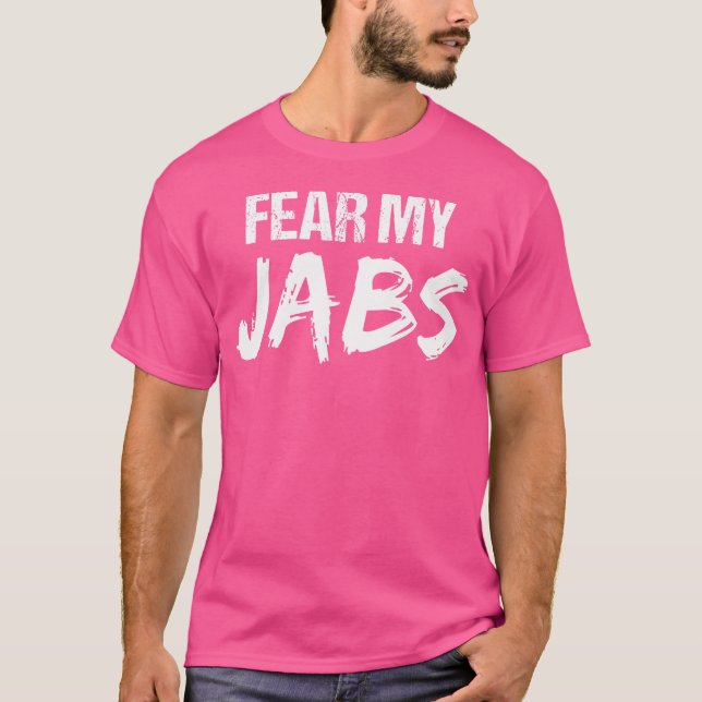 Camiseta Kickboxing Workout Fear My Jabs (Anverso)