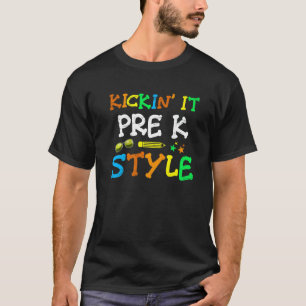 Camiseta Kickin" Prepara El Estilo K De Nuevo Al Tipo De Ma