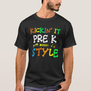 Camiseta Kickin" Prepara El Estilo K De Nuevo Al Tipo De Ma