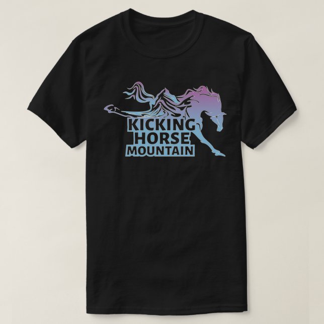 Camiseta Kicking Horse Ski Resort and Mountain (Diseño del anverso)