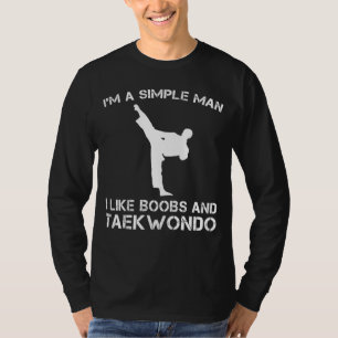 Camiseta Kicks y Chuckles - Entusiasta Taekwondo T-