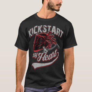Camiseta Kickstart My Heart MX Motocross Dirt Bike Rider Mo