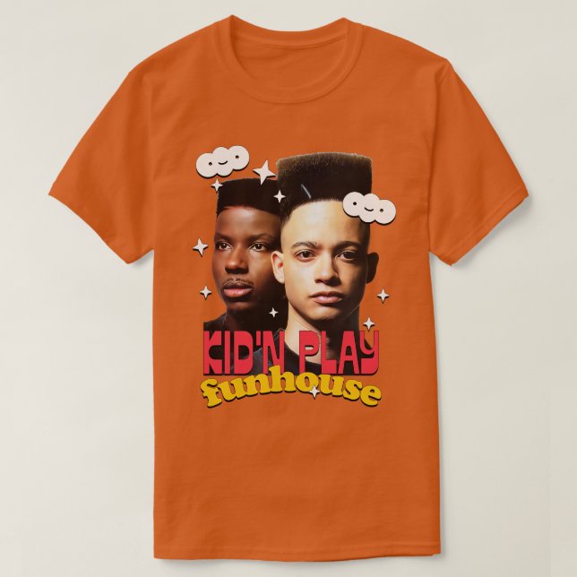 Camiseta Kid n Play 90s Estética Retro (Diseño del anverso)