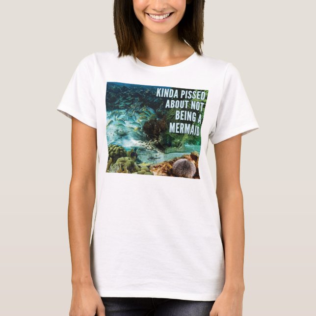 Camiseta Kida Pissed Mermaid Flowy Tee (Anverso)