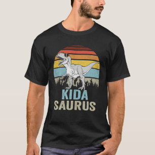 Camiseta Kidasaurus T Rex Dinosaur Kid Saurus Family Dinosa