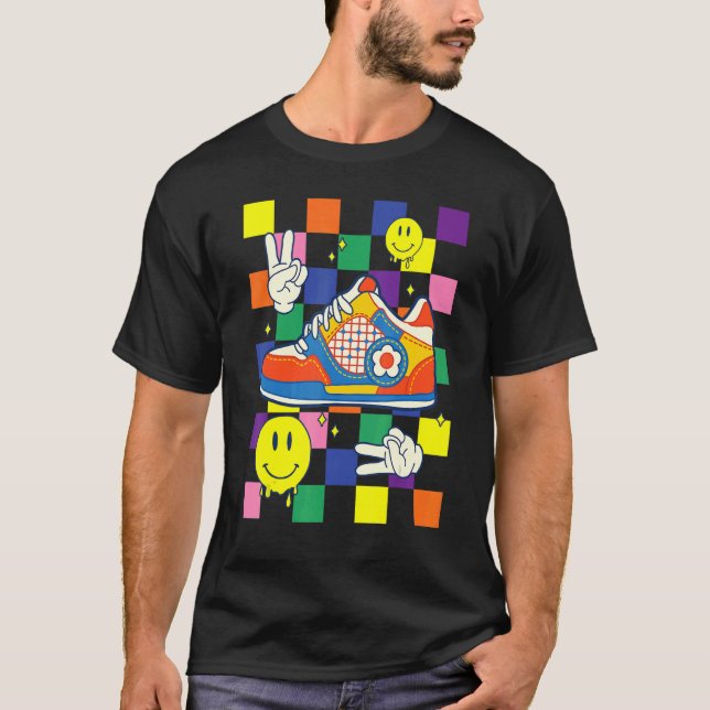Camiseta Kidcore Estético Sneaker Parches De Tela Alt (Anverso)