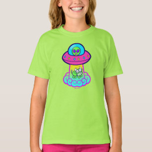 Camiseta Kidcore UFO Cute Kawaii
