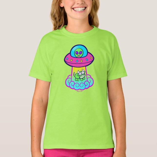 Camiseta Kidcore UFO Cute Kawaii (Anverso)