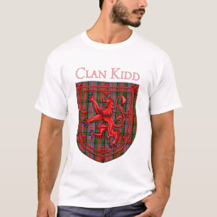 Camiseta Kidd Tartan Scottish Plaid Lion Rampant