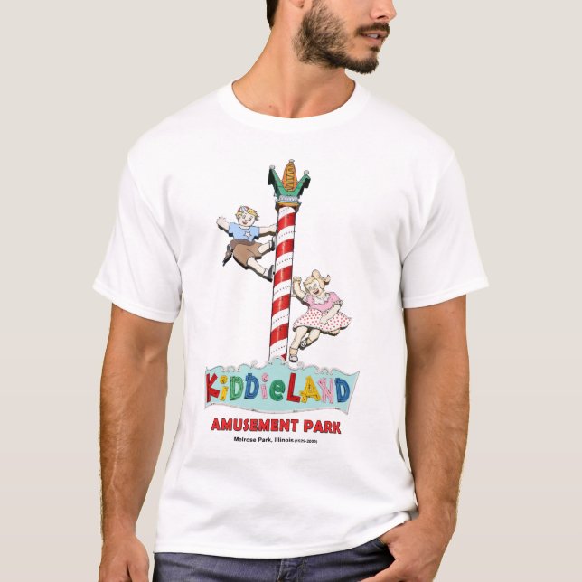 Camiseta Kiddieland Amusement Park, Melrose Park, IL -  (Anverso)